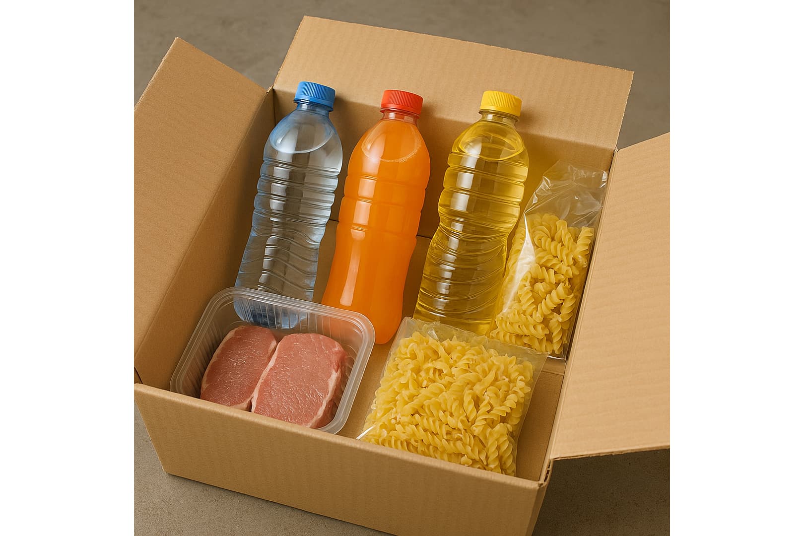 Ảnh: ứng dụng nhựa PET trong đóng gói hàng hóa